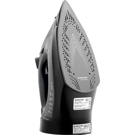 Утюг Brayer 4015BR,2400Вт,керам.140 г/мин,беспровод, 300 мл, черный
