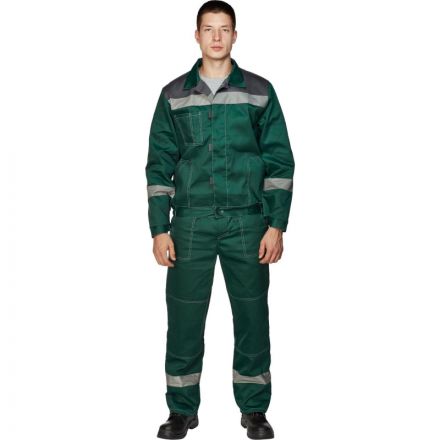 Костюм рабочий летний муж. л20-КБР зелен/сер (р.60-62) 182-188