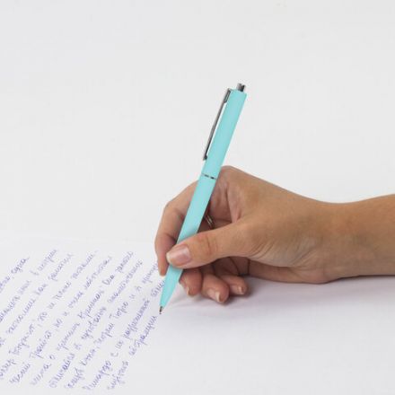 Ручка шариковая автоматическая BRAUBERG X17 PASTEL, СИНЯЯ, стандартный узел 0,7 мм, линия письма 0,5 мм, 144155 Ручка шариковая автоматическая BRAUBERG X17 PASTEL, СИНЯЯ, стандартный узел 0,7 мм, линия письма 0,5 мм, 144155