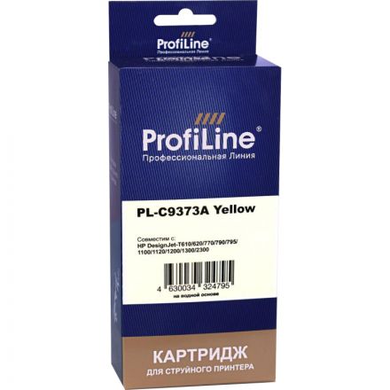 Картридж струйный ProfiLine C9373A №72 желт. для HP DesignJet T1120ps/T1200