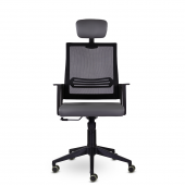 Кресло М-808 Аэро/Aero blackPL пластик Ср S-0422/NET202/S-0422 (темно-серый) Кресло М-808 Аэро/Aero blackPL пластик Ср S-0422/NET202/S-0422 (темно-серый)