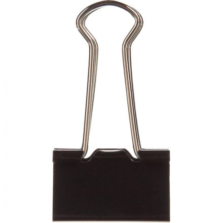 Зажимы для бумаг 15мм 12шт/уп Attache Economy, в карт,кор, цвет черный