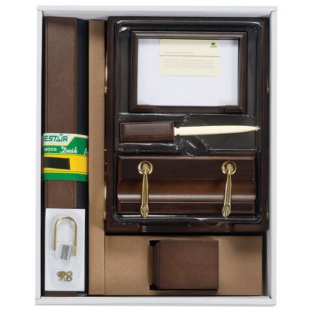 Набор подарочный настольный BESTAR "Artemis" из дерева, 10 предметов, цвет "орех", 236357