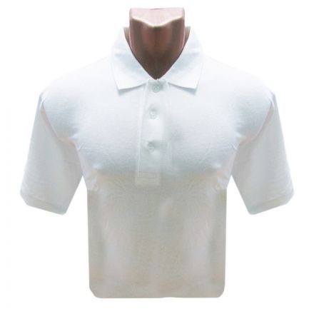 Рубашка Поло (190г.) кор.рукав бел.(XL)