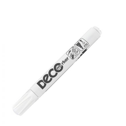 Маркер лаковый ICO DECO белый 2-4 мм