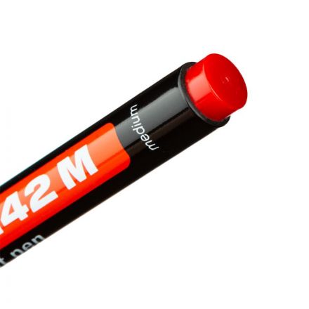 Маркер для глянц. поверхностей EDDING 142/2 M красный 1 мм Маркер для глянц. поверхностей EDDING 142/2 M красный 1 мм