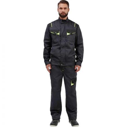 Брюки муж. л27-БР т.сер/чрн 56-58/170-176 арт.Валькирия