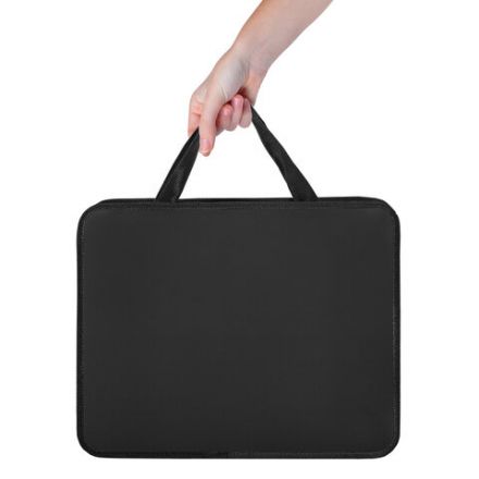 Папка на молнии с ручками ПИФАГОР, А4, 1 отделение, пластик, 75 мм, черная, 272110 Папка на молнии с ручками ПИФАГОР, А4, 1 отделение, пластик, 75 мм, черная, 272110