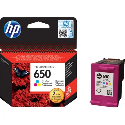 Картридж струйный HP 650 CZ102AE цветной оригинальный Картридж струйный HP 650 CZ102AE цветной оригинальный