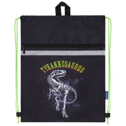 Мешок для обуви BRAUBERG, с петлей, светоотражающая полоса, 2 отделения, 46х36 см, Tyrannosaur, 272399 Мешок для обуви BRAUBERG, с петлей, светоотражающая полоса, 2 отделения, 46х36 см, Tyrannosaur, 272399