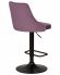 Набор 2 шт Стул барный DOBRIN JOSEPH BLACK, пудрово-сиреневый велюр (MJ9-52) Набор 2 шт Стул барный DOBRIN JOSEPH BLACK, пудрово-сиреневый велюр (MJ9-52)