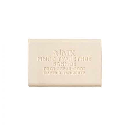 Мыло туалетное Банное в прозрачной обертке флоупак 200гр. МКТУ0521