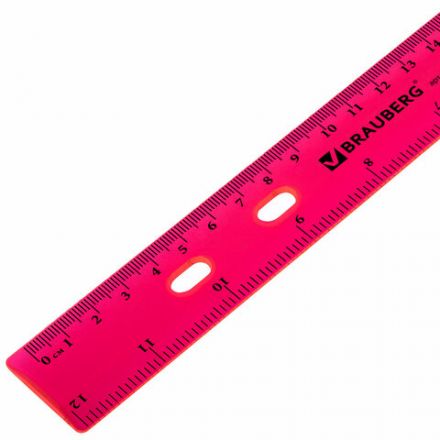Линейка пластиковая 30 см, BRAUBERG "Crystal", тонированная, ассорти, 210291 Линейка пластиковая 30 см, BRAUBERG "Crystal", тонированная, ассорти, 210291