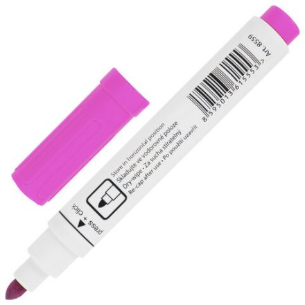 Маркер стираемый для белой доски РОЗОВЫЙ CENTROPEN "Dry-Wipe", круглый наконечник, 2,5 мм, 8559, 5 8559 0103 Маркер стираемый для белой доски РОЗОВЫЙ CENTROPEN "Dry-Wipe", круглый наконечник, 2,5 мм, 8559, 5 8559 0103