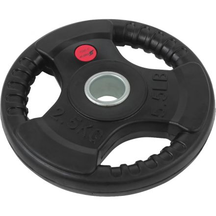 Диск обрезиненный с ручками Start Up черный д25мм HD5600 2,5кг, 371495_2151