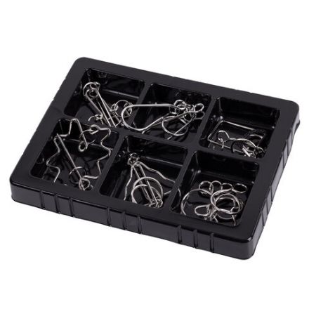 Головоломки металлические большие ЗОЛОТАЯ СКАЗКА, набор 6 штук, HIGH level, 664927 Головоломки металлические большие ЗОЛОТАЯ СКАЗКА, набор 6 штук, HIGH level, 664927