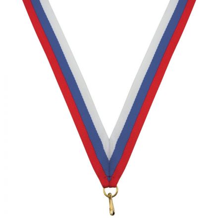 Лента для медалей 24 мм цвет триколор LN5b