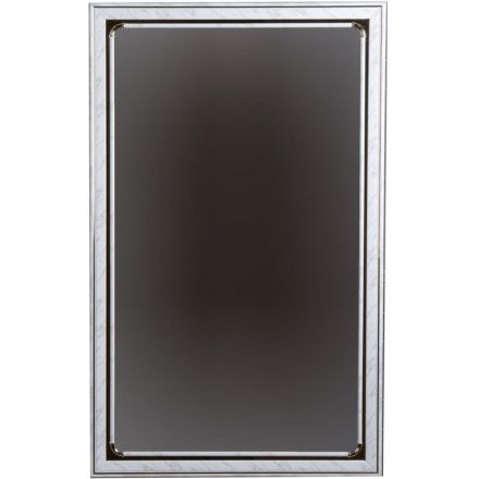 Зеркало МГЛ_ настенное 121 (500x800) багет ПВХ белый