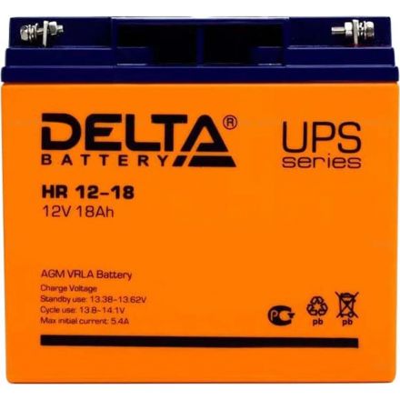 Батарея для ИБП Delta HR 12-18 (12V/18Ah)_D_K