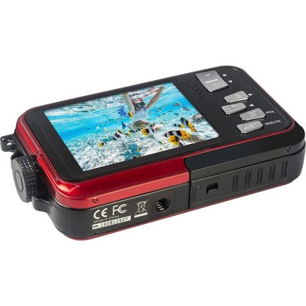 Фотоаппарат AgfaPhoto Realishot WP8000RD-2 Red, водонепр., 2 дисплея Фотоаппарат AgfaPhoto Realishot WP8000RD-2 Red, водонепр., 2 дисплея