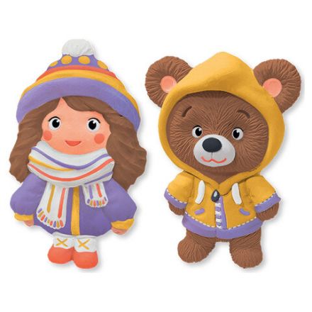 Фигурка-раскраска из гипса "С магнитом", с красками и кистью, ассорти, BRAUBERG KIDS, 666010 Фигурка-раскраска из гипса "С магнитом", с красками и кистью, ассорти, BRAUBERG KIDS, 666010