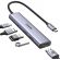 Разветвитель USB UGREEN CM478 (15495) USB-C To HDMI+USB3.0+USB2.0+PD,серебр
