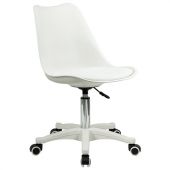 Кресло стул BRABIX "Eames MG-310 PL", пластик белый, экокожа белая, 532926 Кресло стул BRABIX "Eames MG-310 PL", пластик белый, экокожа белая, 532926