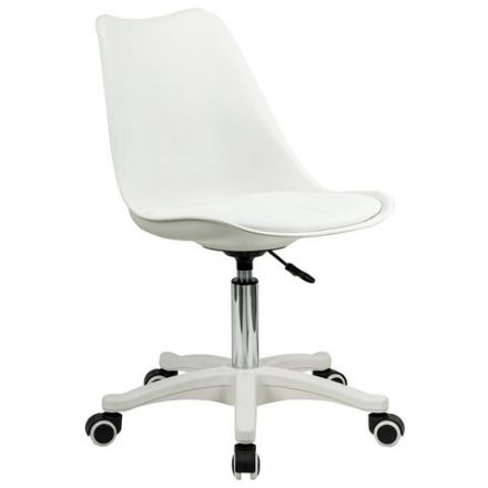 Кресло стул BRABIX "Eames MG-310 PL", пластик белый, экокожа белая, 532926 Кресло стул BRABIX "Eames MG-310 PL", пластик белый, экокожа белая, 532926