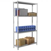 Стеллаж Практик MS 200KD 1950*1000*300мм, 4 полки, серый, комплект