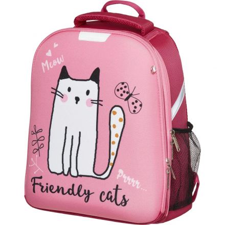 Ранец Light Friendly cats, 2 отд., 700гр Ранец Light Friendly cats, 2 отд., 700гр