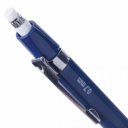 Карандаш механический 0,7 мм, трехгранный корпус + грифели HB 12 штук на блистере, BRAUBERG, 180494 Карандаш механический 0,7 мм, трехгранный корпус + грифели HB 12 штук на блистере, BRAUBERG, 180494