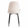 Стул BREEZE (mod. JSC-58) Велюр/металл , 44 х 53 х 86 см, beige (бежевый) HLR2 / черный