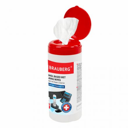 Салфетки спиртовые универсальные АНТИБАКТЕРИАЛЬНЫЕ, BRAUBERG, 100 шт., 513536 Салфетки спиртовые универсальные АНТИБАКТЕРИАЛЬНЫЕ, BRAUBERG, 100 шт., 513536