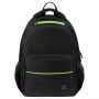 Рюкзак Berlingo U3 "Black-green" 41*29,5*13см, 2 отделения, 4 кармана, эргономичная спинка