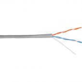 Кабель TWT TWT-5EUTP2-GY 2 пары, Кат.5e, PVC, 305 метров, серый Кабель TWT TWT-5EUTP2-GY 2 пары, Кат.5e, PVC, 305 метров, серый