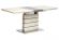 Стол Tetchair WOLF ( mod. 8053-2 ), мдф high gloss, закаленное стекло, 120/160x80x76см, слоновая кость/латте