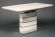Стол Tetchair WOLF ( mod. 8053-2 ), мдф high gloss, закаленное стекло, 120/160x80x76см, слоновая кость/латте