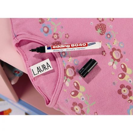 Маркер промышленный Edding E-8040 для текстиля черный (1 мм) Маркер промышленный Edding E-8040 для текстиля черный (1 мм)