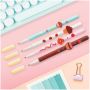 Ручка шариковая MESHU "Sweets" синяя, 0,7мм, софт-тач, корпус ассорти, с топпером Ручка шариковая MESHU "Sweets" синяя, 0,7мм, софт-тач, корпус ассорти, с топпером
