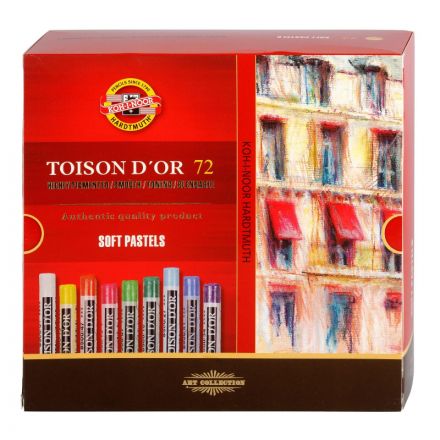 Пастель сухая худож. TOISON D`OR SOFT 8517 72цв/наб картон.уп 8517072006KS