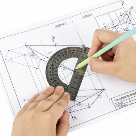 Транспортир 10 см, 180 градусов, металлический, ПИФАГОР, 210637 Транспортир 10 см, 180 градусов, металлический, ПИФАГОР, 210637