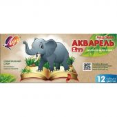 Акварельные краски Луч Zoo медовые 12 цветов