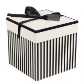 Коробка складная подарочная MESHU "Paris", (15*15*15см), с лентой Коробка складная подарочная MESHU "Paris", (15*15*15см), с лентой