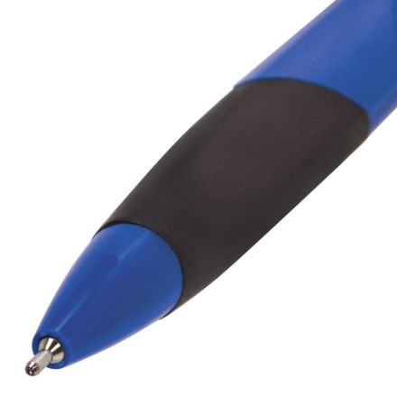 Ручка шариковая масляная автоматическая с грипом BRAUBERG "Booster", СИНЯЯ, трехгранная, узел 0,7 мм, линия письма 0,35 мм, 142483 Ручка шариковая масляная автоматическая с грипом BRAUBERG "Booster", СИНЯЯ, трехгранная, узел 0,7 мм, линия письма 0,35 мм, 142483