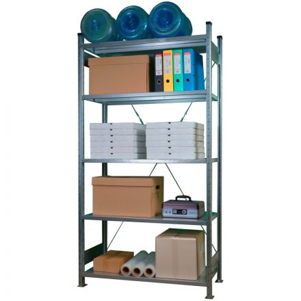 Стеллаж металлический Klesto НE255-612 5 полок 1330х600х2500 Стеллаж металлический Klesto НE255-612 5 полок 1330х600х2500