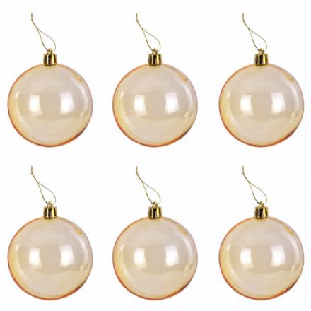 Шары ёлочные 24 шт., 5 см, "Eden Colors", пластик, цвет: золотистый/черный, ЗОЛОТАЯ СКАЗКА, 591979