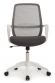 Кресло Fast W-207 white plastic Белый пластик/Серая сетка 60-62-97*105