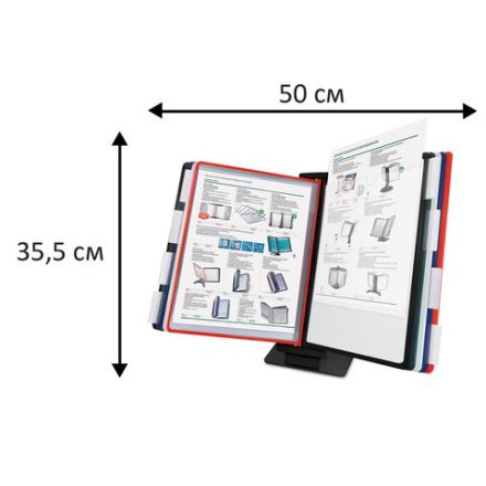 Демосистема настольная/настенная, с 10 цветными панелями А4, металлическая основа, черная, BRAUBERG "SOLID", 236716 Демосистема настольная/настенная, с 10 цветными панелями А4, металлическая основа, черная, BRAUBERG "SOLID", 236716