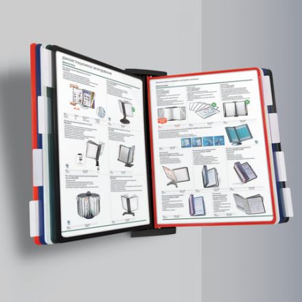 Демосистема настольная/настенная, с 10 цветными панелями А4, металлическая основа, черная, BRAUBERG "SOLID", 236716 Демосистема настольная/настенная, с 10 цветными панелями А4, металлическая основа, черная, BRAUBERG "SOLID", 236716