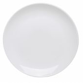 Тарелка обеденная 25,5см фарфор Royal White белая TUDOR (TU2204-4)